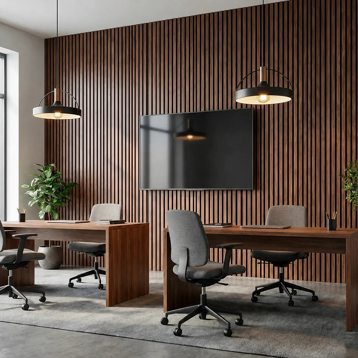 Panneau mural en bois