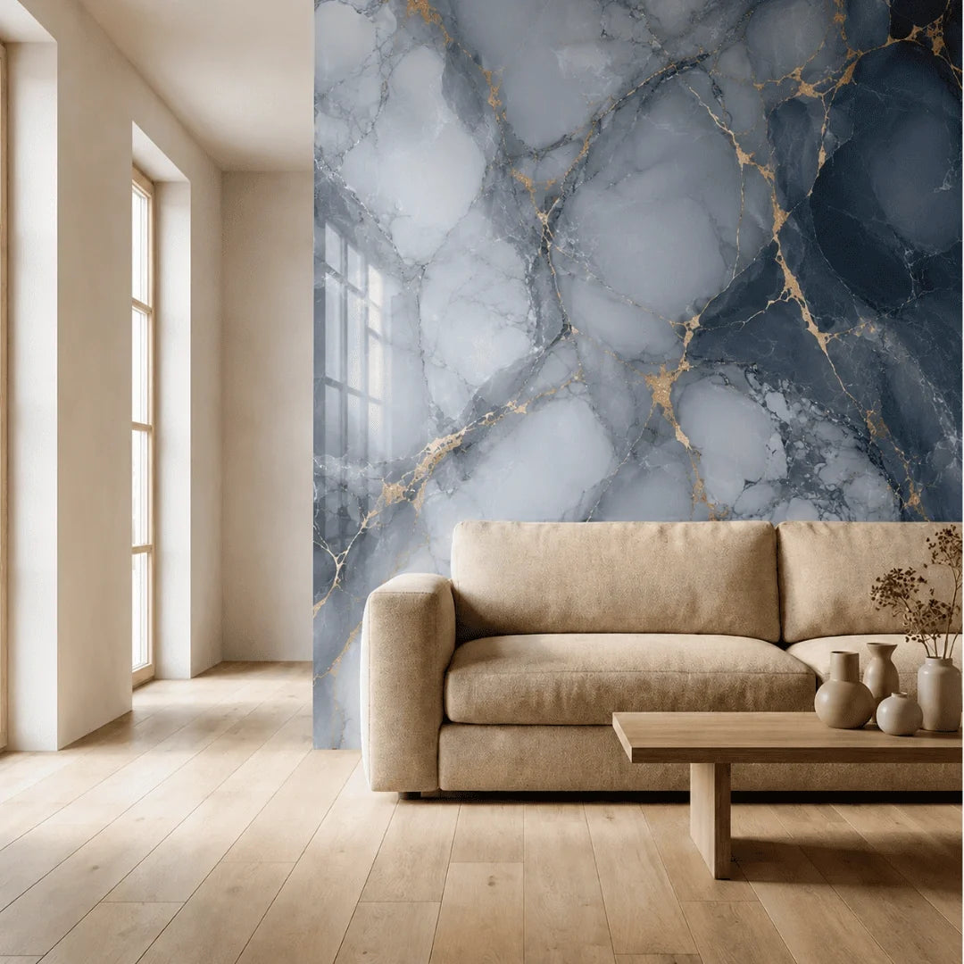 Panneau mural en marbre autocollant – Transformez votre espace en seulement 30 minutes – (270 cm x 110 cm)
