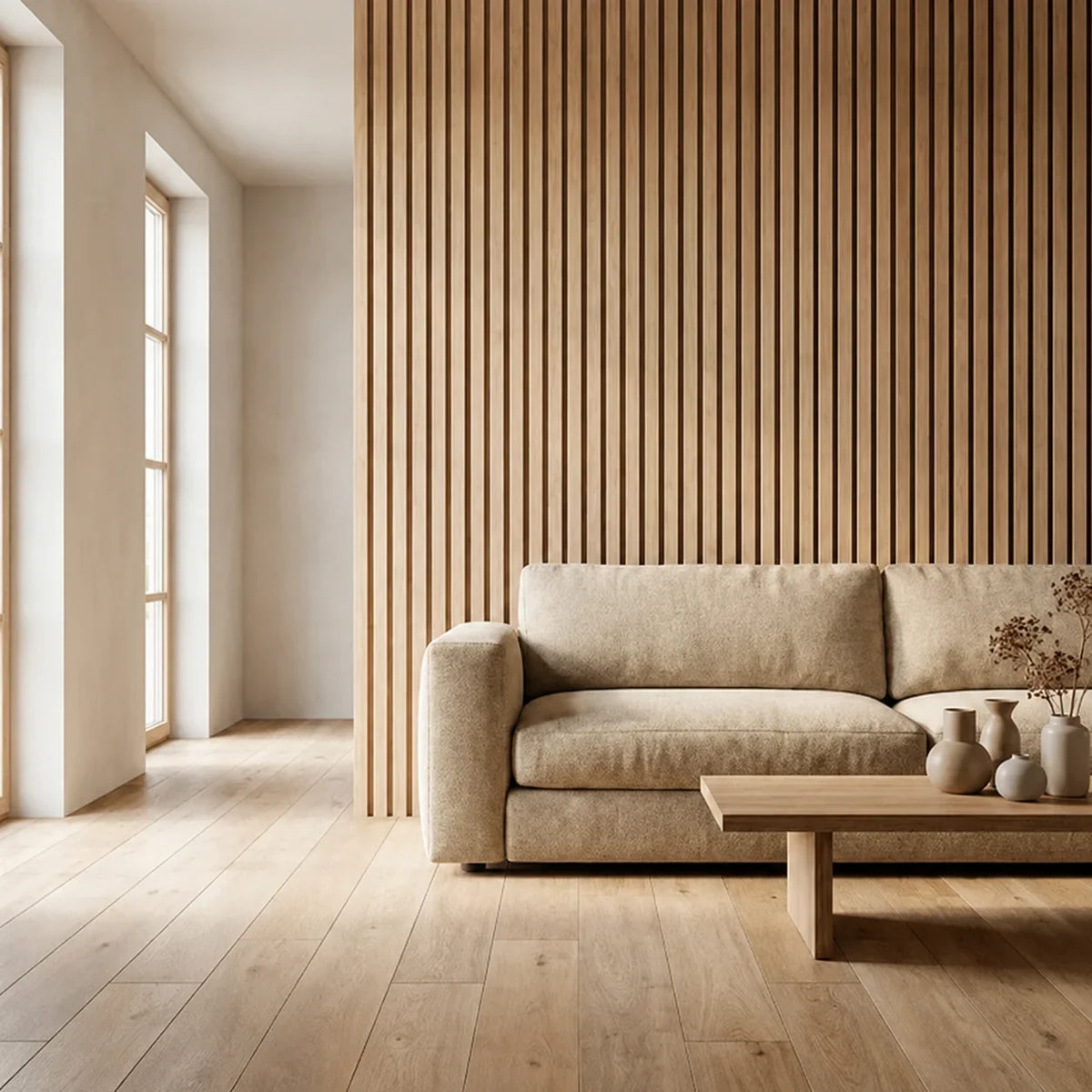 Panneau mural en bois